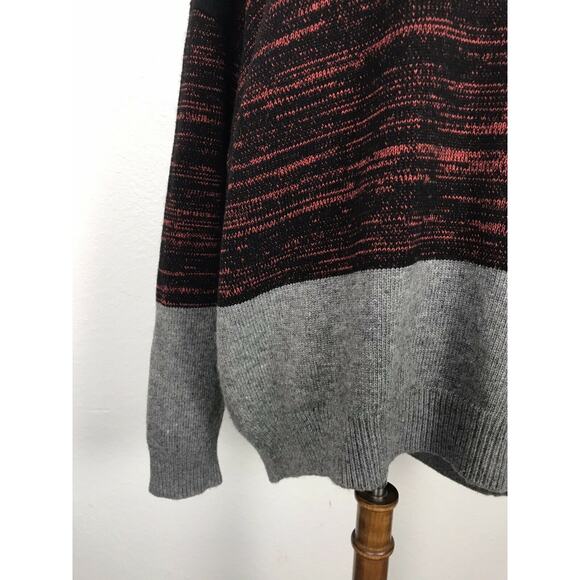 Alexander Wang Marbled Colorblock Pullover Sweater Wool Cashmere - Picture 4 of 8